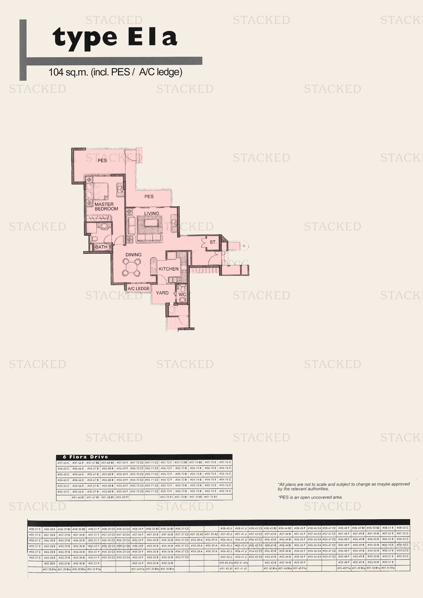 Stacked homes Carissa Park Condominium Singapore Condo Floor Plans